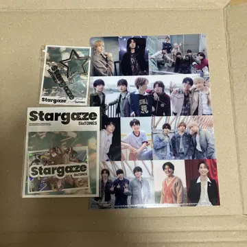 SixTONES Stargaze 특전 스티커 카라비너 클리어 파일