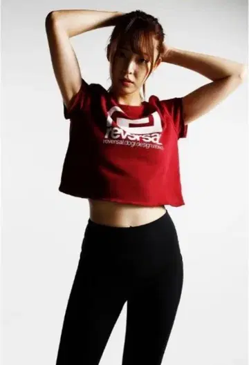[ LADIES ] BIG MARK CUT-OFF SWEAT