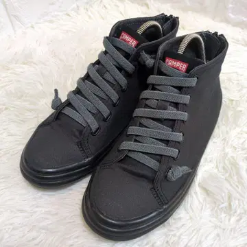 캠퍼 여성용 스니커즈 백지퍼 24cm 블랙
