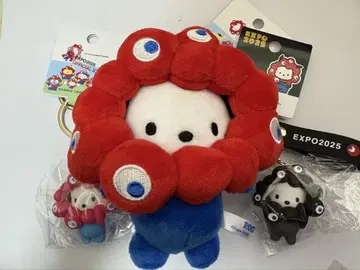 봉제 인형 카라비너 포함 오사카 만박 한정판 미야쿠미야쿠 포차코 키링