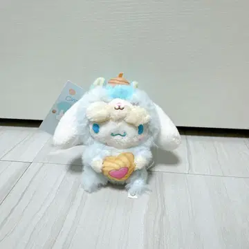 산리오 리스모후모후 시리즈 마스코트 시나모롤 [ 택 포함 새상품 ]