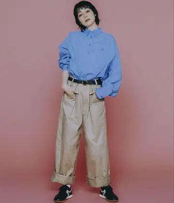 [ 타케시타 레이나 x NAVYS ] 콜라보 BIG 셔츠 튜닉