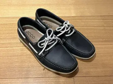 ECCO(에코) 블랙 데크 슈즈 41