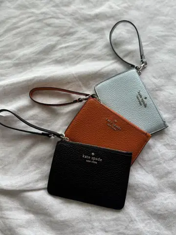 미사용 새상품 kate spade 미니 지갑 (프래그먼트 케이스)_블랙
