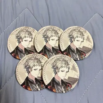브라스 RED TOKYO 가죽 캔뱃지 기