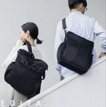EDITA. 3way 토트백 블랙