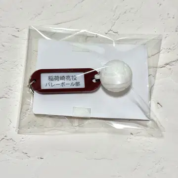하이큐!! 트레이딩 고교명 부착 열쇠 참 키링 이나리자키 고교