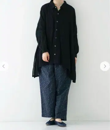 네스트로브 린넨 거즈 셔츠 미사용 새상품 nest robe