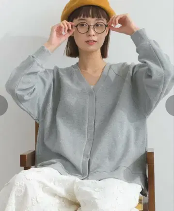 lupilien 루필리앙 와플 편직 포코포코 무지 도킹 가디건