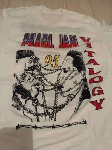 Pearl Jam Vitalogy 1995 티셔츠 '95 Tour