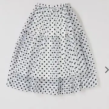 POPPY TIERED DOT SKIRT 포피 아사기니요