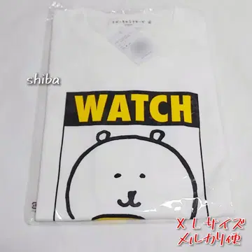 나가노의 곰 T셔츠 WATCH MOVIES XL 나가노 캐릭터즈