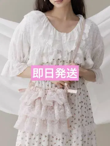 merryjenny 스팽글 프릴 미니백