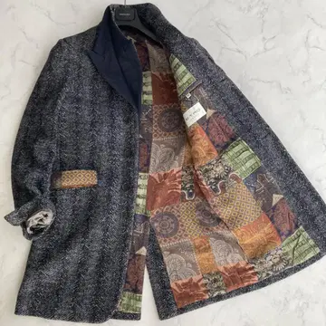 [ 미사용급 ] 에트로 ETRO 헤링본 체스터 코트