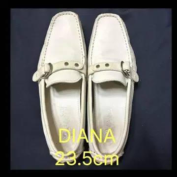 DIANA 로퍼 23.5cm 화이트