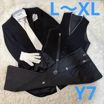 새상품급 럭셔리 세트 결혼식 아버지 모닝 수트 연미복 8점 세트 Y7