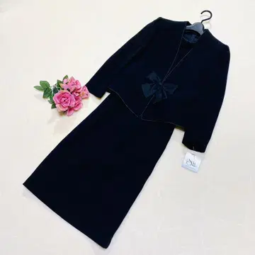 a231/새상품 SAI 채의 블랙 포멀 2점 세트 9 자켓&원피스