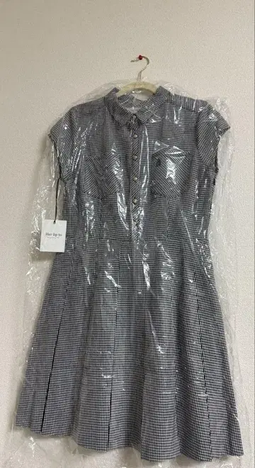 Herlipto Checked Shirt Mini Dress
