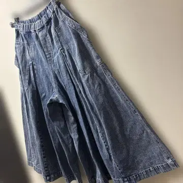 최종 가격 니코앤드 여성용 하카마 팬츠 데님 허리 조임 포함