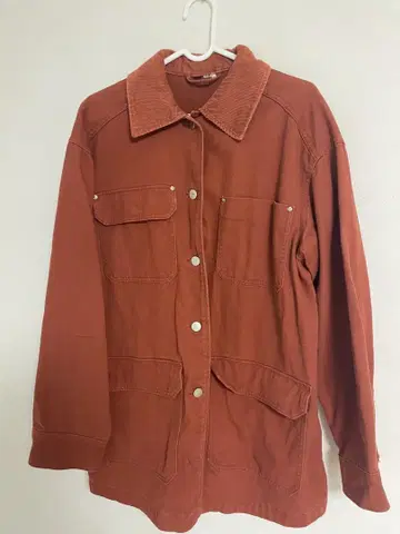 한 점뿐인 오렌지 커버올 재킷 워크
