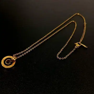 골드 펜던트 목걸이 남성용 여성용 금 체인