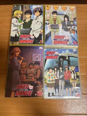최종 가격 인하 스켓댄스 SKET DANCE DVD 전권 세트 렌탈 포함