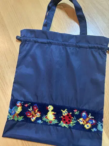 학교 페이 실내화 주머니 손잡이 복조리 백 새상품급