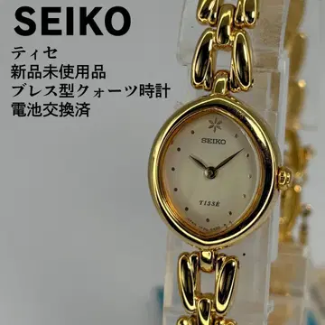 미사용품 SEIKO 세이코 티세 블레스형 쿼츠 시계 배터리 교환 완료