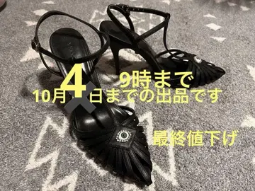 새상품급 YELLO 샌들 뮬 블랙