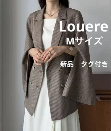 [ 새상품 ] Louere 2way 슬릿 슬리브 테일러드 자켓 M 브라운