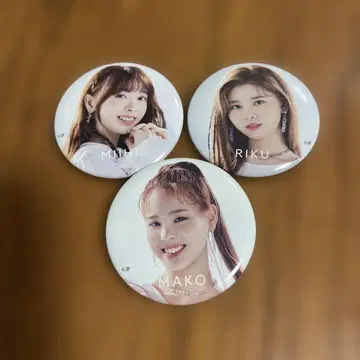 아이돌 캔뱃지 3개 세트 MAKO MIHI RIKU