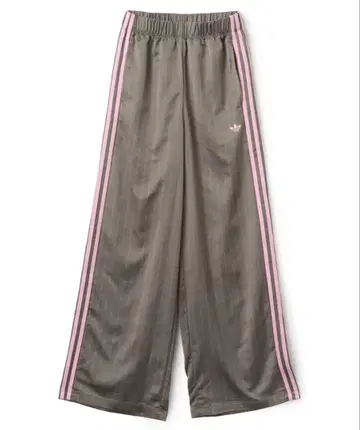 adidas 그레이 스트라이프 와이드 팬츠 M