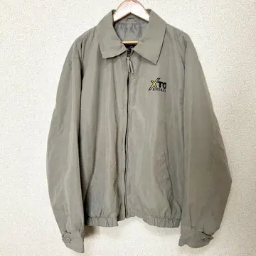 스윙탑 구제 의류 블루종 자켓 집업 베이지 90s