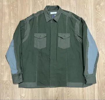 FACETASM DECONSTRUCTED MILITARY SHIRT
