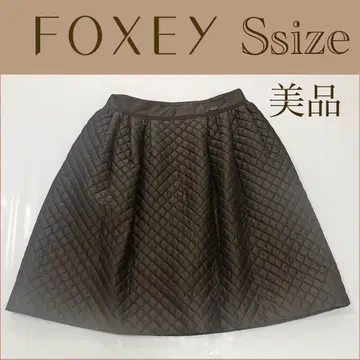 새상품급 폭시 퀼팅 스커트 스커트 FOXEY