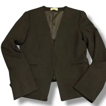 PLST 노카라 자켓 울 M