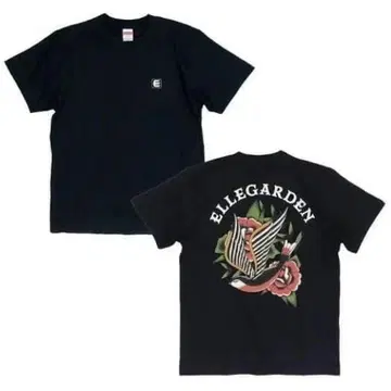 ELLEGARDEN SWALLOW 2022 티셔츠 블랙