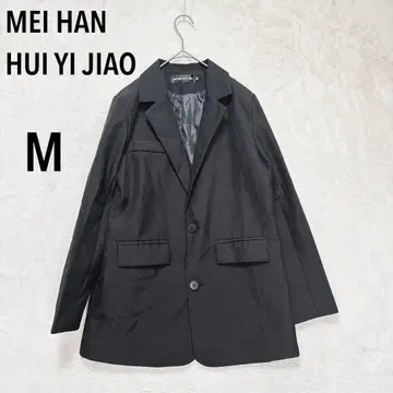 테일러드 자켓 M 블랙 포멀 오피스 수트 출퇴근 캐주얼
