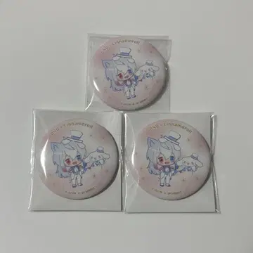 컬러풀 피치 산리오 캔뱃지 도누쿠