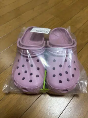 crocs 핑크 클로그 샌들 23cm