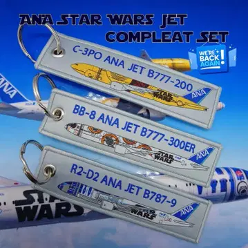ANA Star Wars Jet 플라이트 태그 3기종 컴플리트 세트