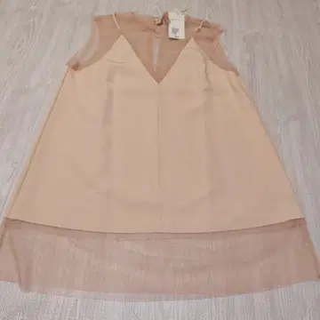미사용 H&M Studio aw2020 메쉬 디테일 원피스