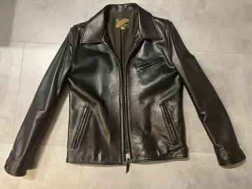 Y2 LEATHER 블랙 가죽 자켓 42