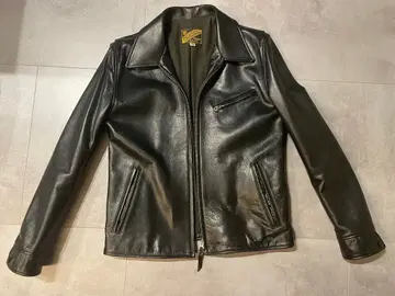 Y2 LEATHER 블랙 가죽 자켓 42