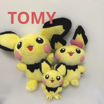 포켓몬 피츄 TOMY 말하는 봉제 인형 세트 레트로 빨파 택