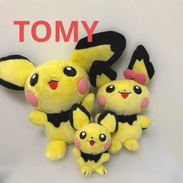 포켓몬 피츄 TOMY 말하는 봉제 인형 세트 레트로 빨파 택