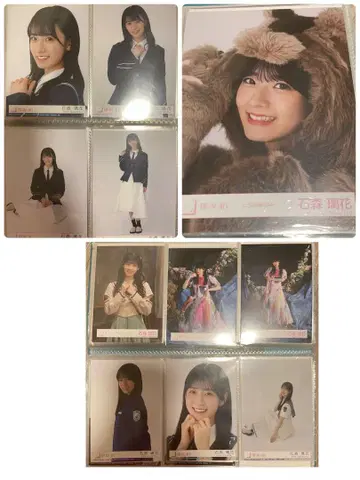 이시모리 니지카 브로마이드 묶음 판매 총 11장