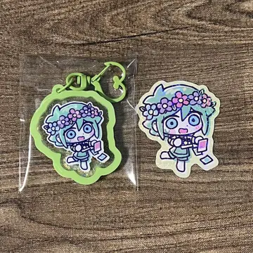 OMORI 본국 콜라보 카페 랜덤 키링 바질