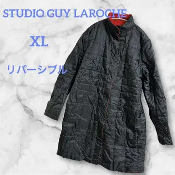 STUDIO GUY LAROCHE 리버서블 퀼팅 코트