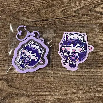 OMORI 본국 콜라보 카페 랜덤 키링 마리